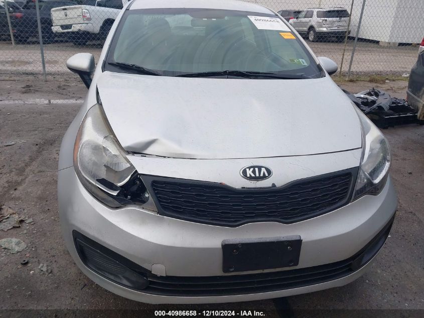 2015 Kia Rio Lx VIN: KNADM4A39F6506595 Lot: 40986658