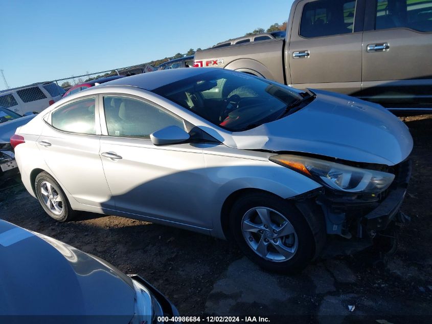 2014 Hyundai Elantra Se VIN: 5NPDH4AEXEH511222 Lot: 40986684