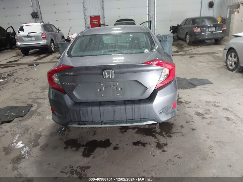 2019 Honda Civic Lx VIN: 19XFC2F63KE012856 Lot: 40986701