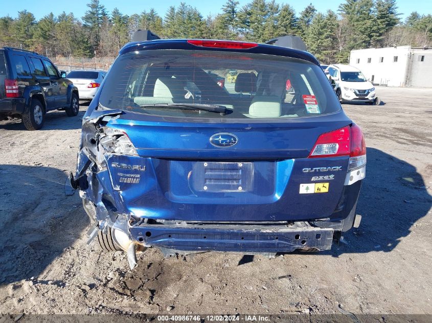 2011 Subaru Outback 2.5I VIN: 4S4BRBAC5B1420946 Lot: 40986746