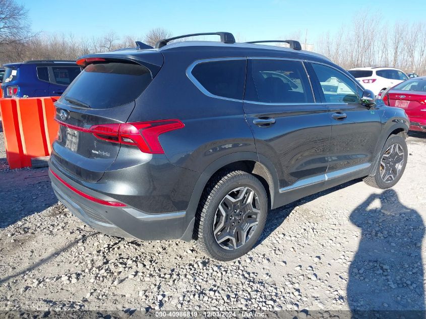 VIN 5NMS3DA15PH021211 2023 Hyundai Santa Fe, Hybrid... no.4