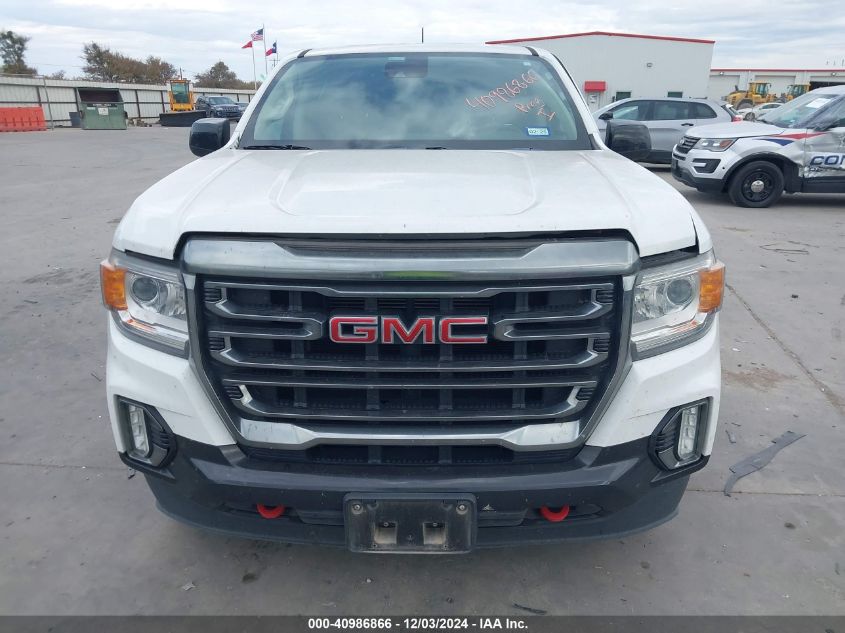 2021 GMC Canyon 4Wd Short Box At4 - Leather VIN: 1GTG6FEN8M1112789 Lot: 40986866