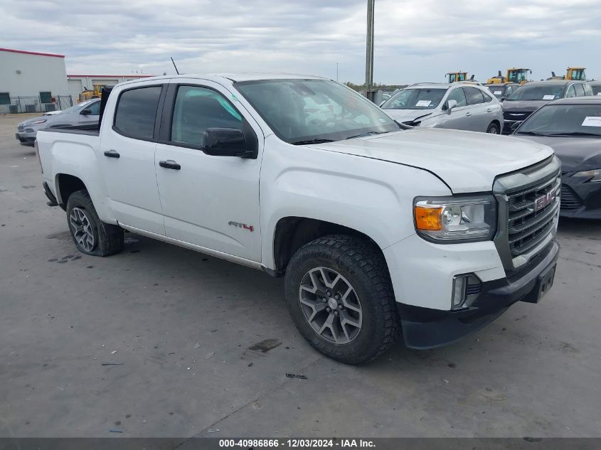 2021 GMC Canyon 4Wd Short Box At4 - Leather VIN: 1GTG6FEN8M1112789 Lot: 40986866