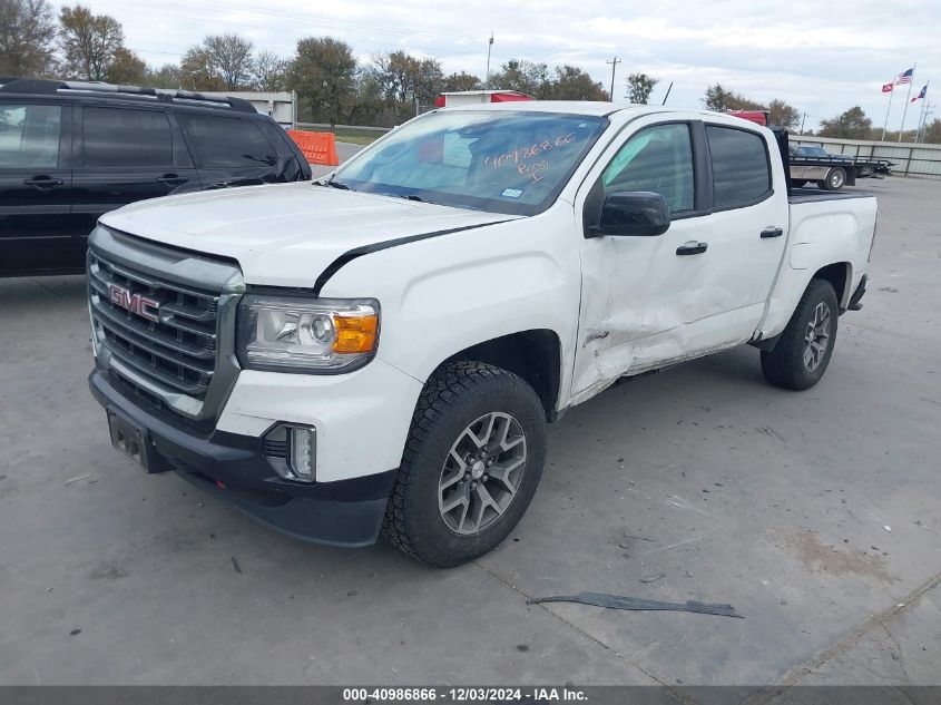 2021 GMC Canyon 4Wd Short Box At4 - Leather VIN: 1GTG6FEN8M1112789 Lot: 40986866