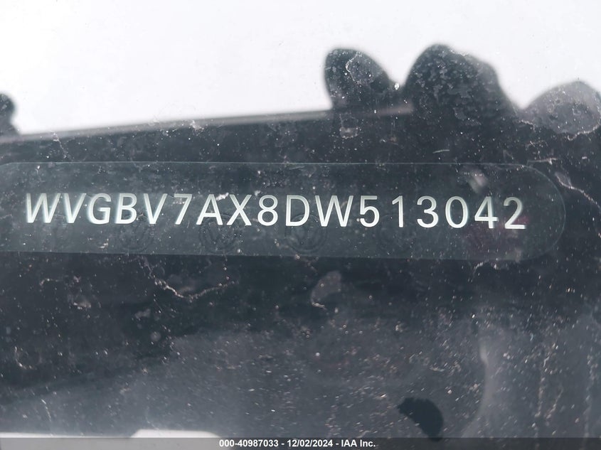 2013 VOLKSWAGEN TIGUAN SEL - WVGBV7AX8DW513042