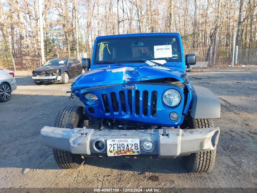 2016 Jeep Wrangler Unlimited Sport VIN: 1C4BJWDG5GL124984 Lot: 40987100