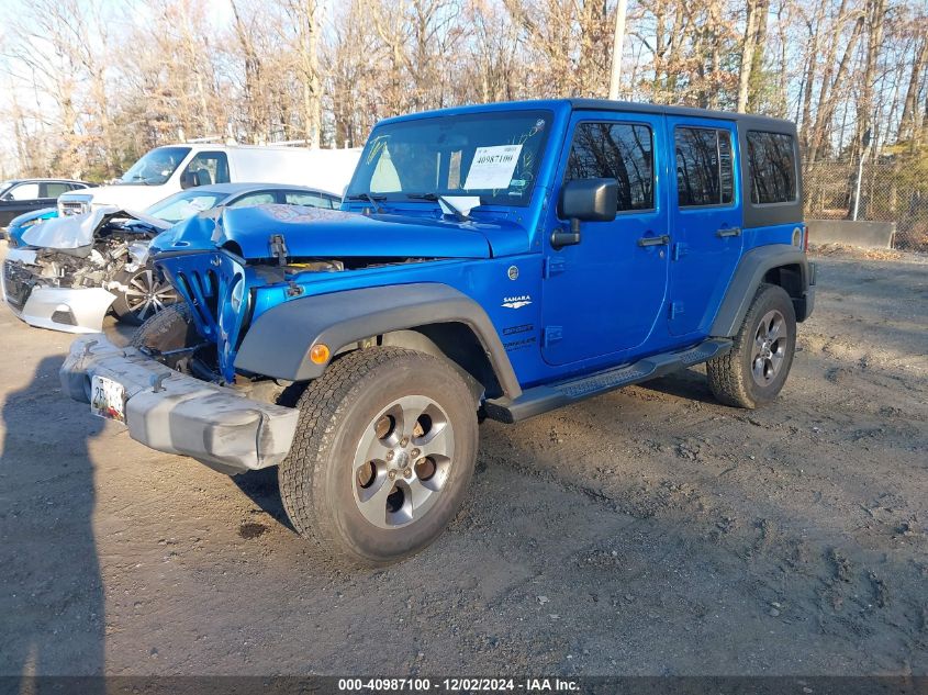 2016 Jeep Wrangler Unlimited Sport VIN: 1C4BJWDG5GL124984 Lot: 40987100