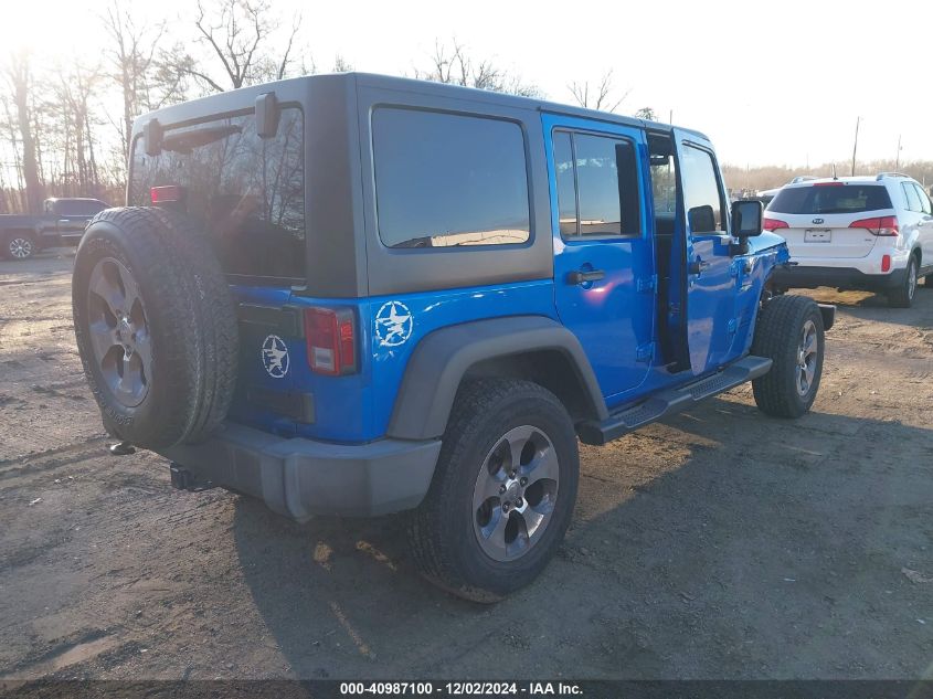 2016 Jeep Wrangler Unlimited Sport VIN: 1C4BJWDG5GL124984 Lot: 40987100