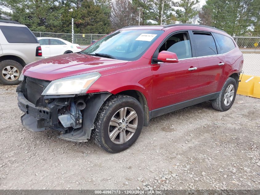 VIN 1GNKRGKDXEJ157020 2014 Chevrolet Traverse, 1LT no.2