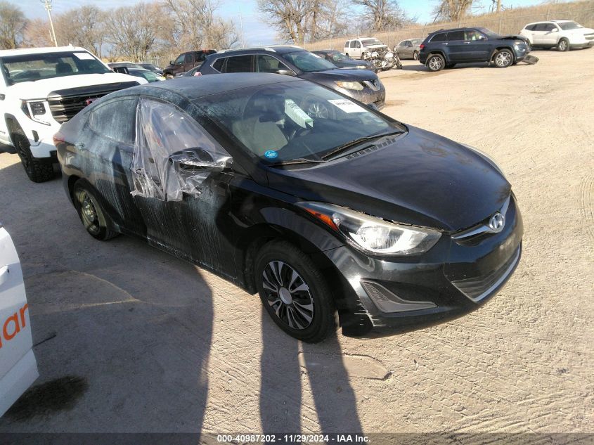 VIN 5NPDH4AE8GH788809 2016 HYUNDAI ELANTRA no.1