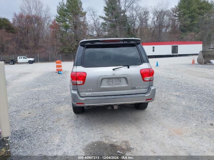 2006 Toyota Sequoia Sr5 V8 VIN: 5TDBT44A26S270184 Lot: 40987213