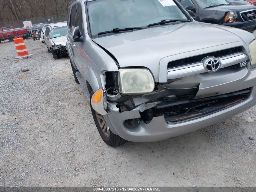 2006 Toyota Sequoia Sr5 V8 VIN: 5TDBT44A26S270184 Lot: 40987213