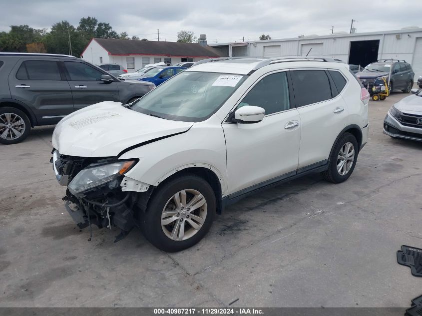 VIN 5N1AT2MT6FC765180 2015 Nissan Rogue, SV no.2