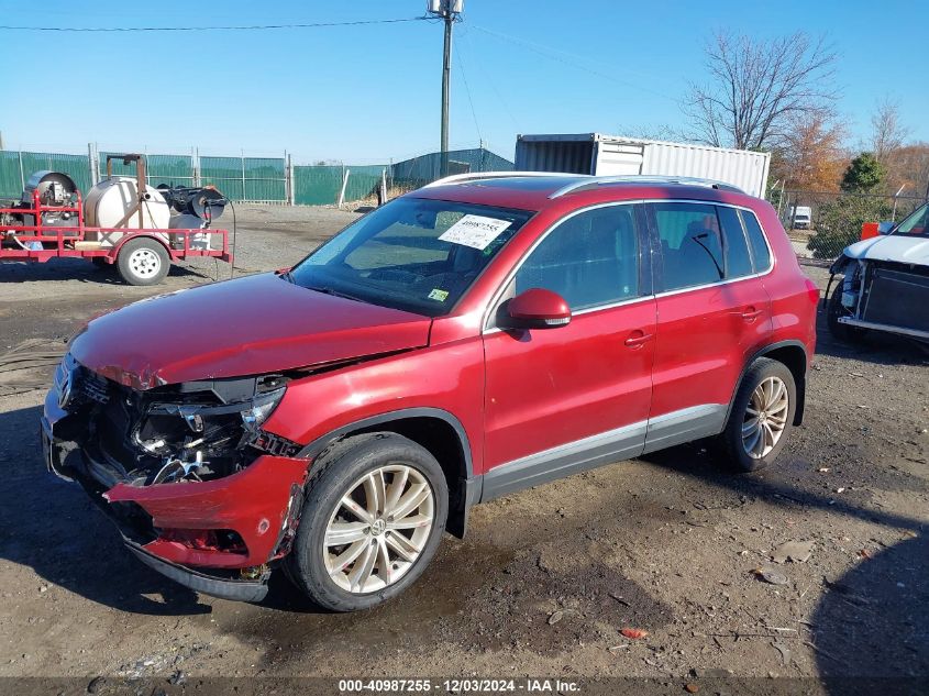 2014 VOLKSWAGEN TIGUAN SEL - WVGBV3AX3EW092860