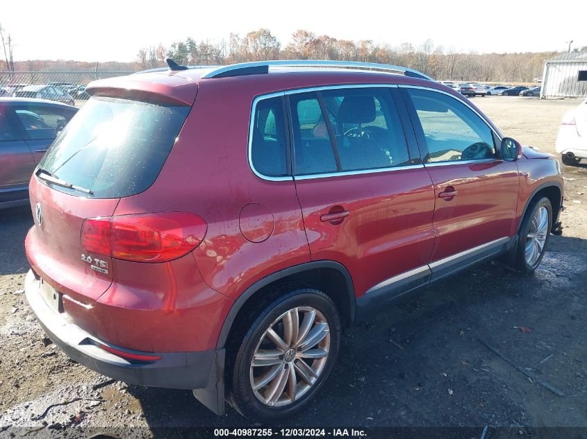 2014 VOLKSWAGEN TIGUAN SEL - WVGBV3AX3EW092860