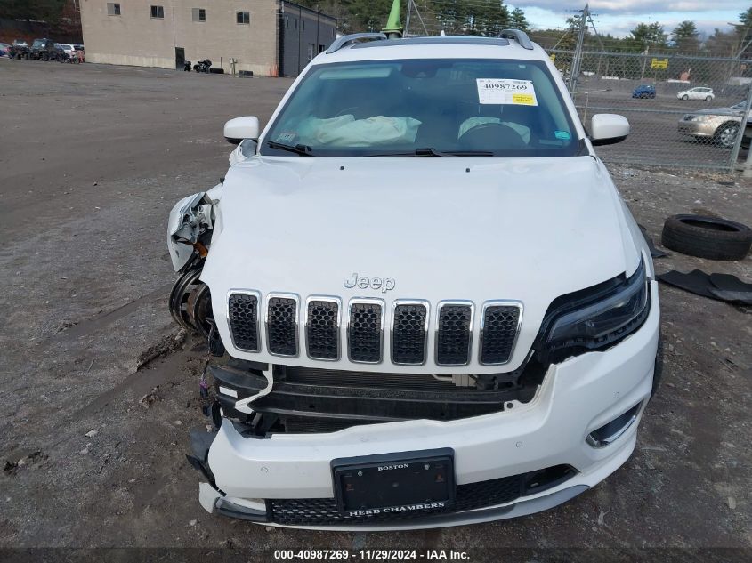 2019 Jeep Cherokee Overland 4X4 VIN: 1C4PJMJX2KD356346 Lot: 40987269