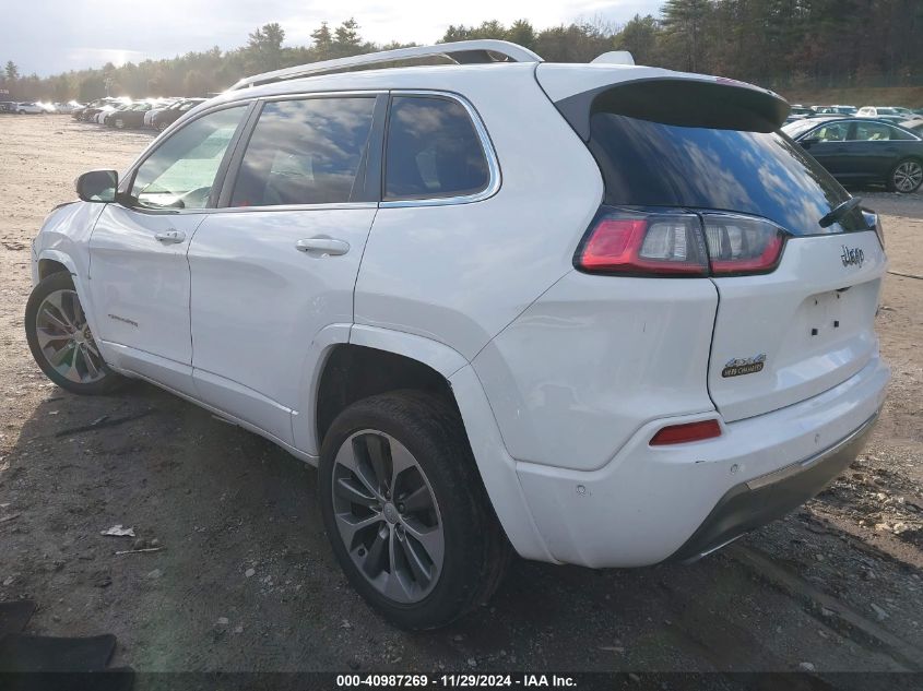 2019 Jeep Cherokee Overland 4X4 VIN: 1C4PJMJX2KD356346 Lot: 40987269