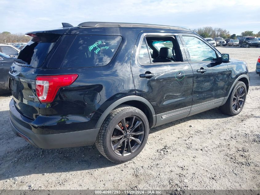 VIN 1FM5K8D80HGA52662 2017 FORD EXPLORER no.4