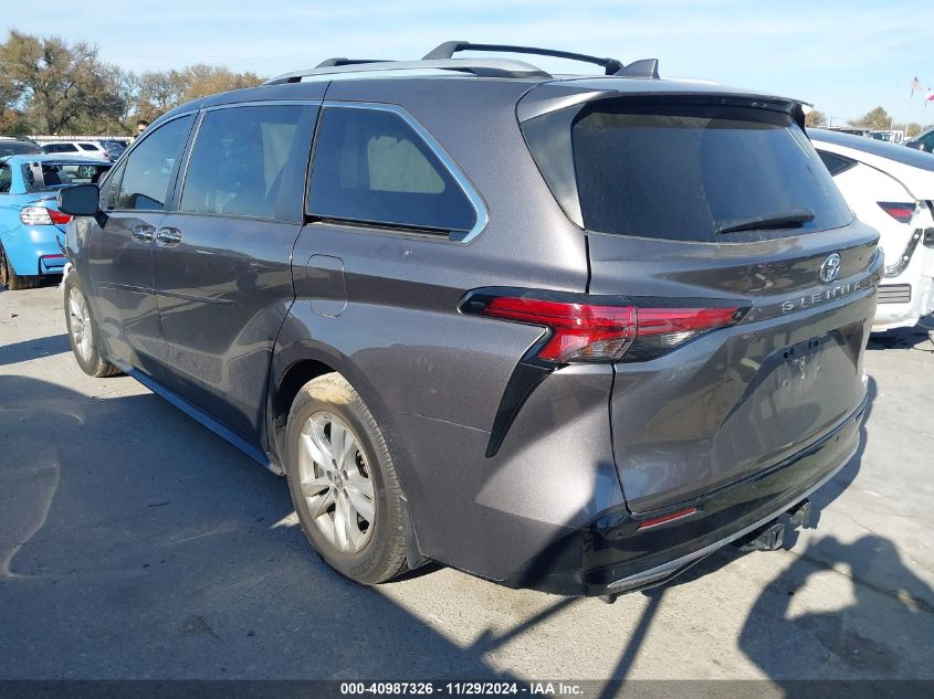 VIN 5TDZRKEC0NS092324 2022 Toyota Sienna, Limited no.3