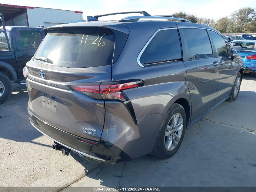 VIN 5TDZRKEC0NS092324 2022 Toyota Sienna, Limited no.4