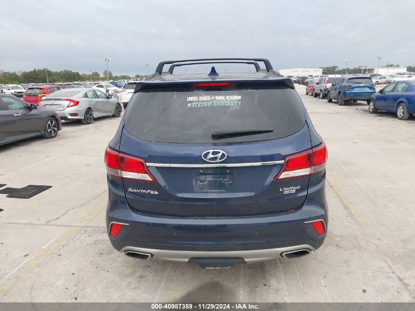 VIN KM8SR4HF7HU237616 2017 Hyundai Santa Fe, Limite... no.16