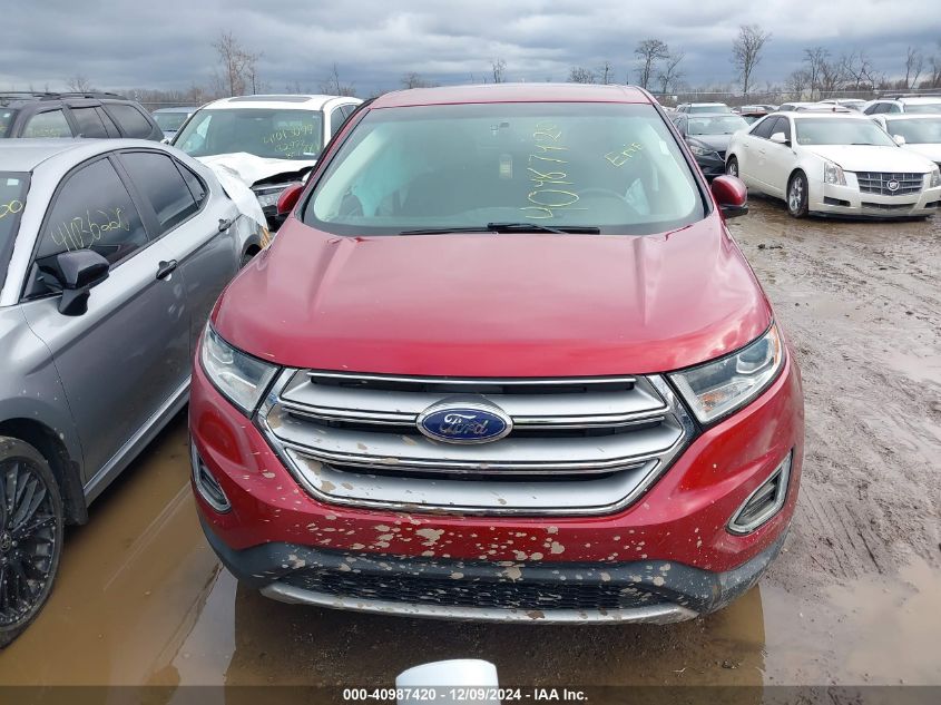 VIN 2FMTK4J97FBB76705 2015 Ford Edge, Sel no.12