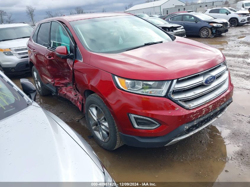 VIN 2FMTK4J97FBB76705 2015 Ford Edge, Sel no.1