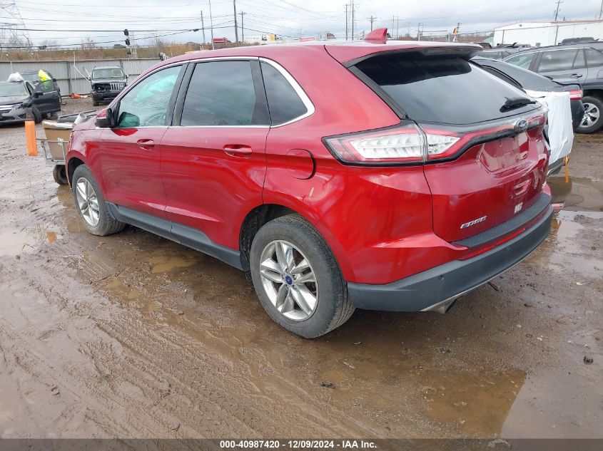 VIN 2FMTK4J97FBB76705 2015 Ford Edge, Sel no.3