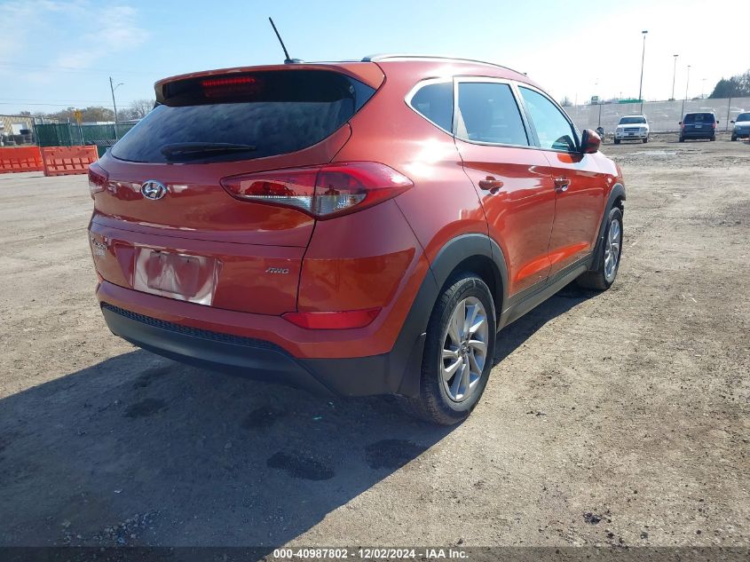 VIN KM8J3CA46GU062614 2016 Hyundai Tucson, SE no.4