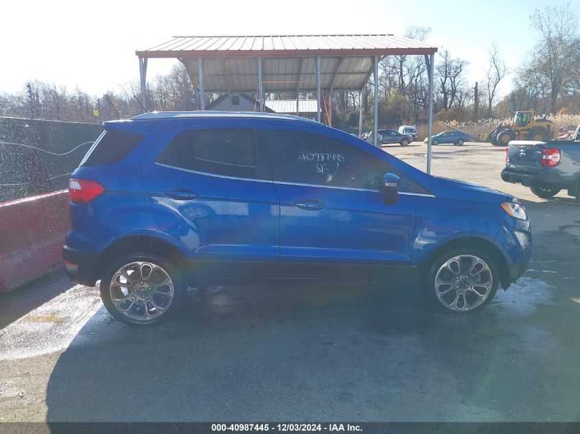 2020 Ford Ecosport Titanium VIN: MAJ3S2KE2LC371410 Lot: 40987445