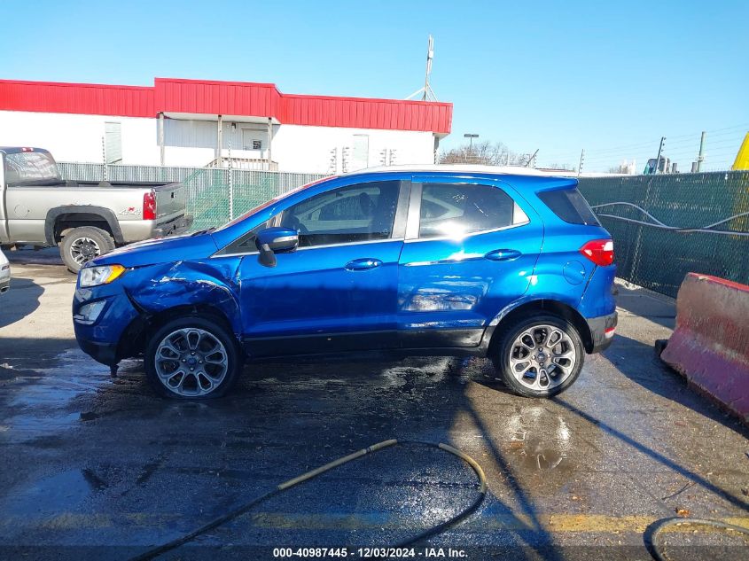 2020 Ford Ecosport Titanium VIN: MAJ3S2KE2LC371410 Lot: 40987445