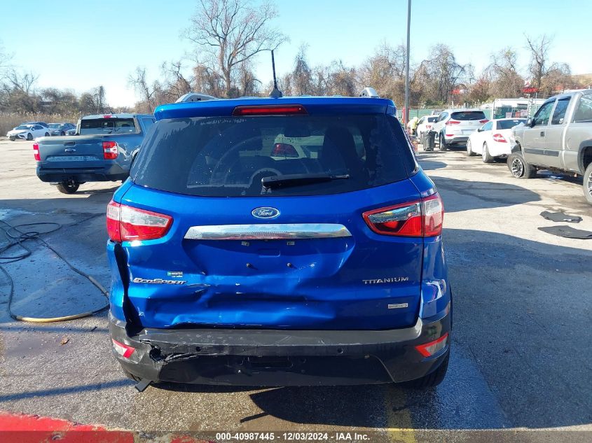 2020 Ford Ecosport Titanium VIN: MAJ3S2KE2LC371410 Lot: 40987445