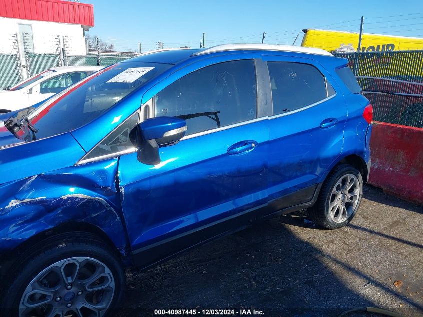 2020 Ford Ecosport Titanium VIN: MAJ3S2KE2LC371410 Lot: 40987445