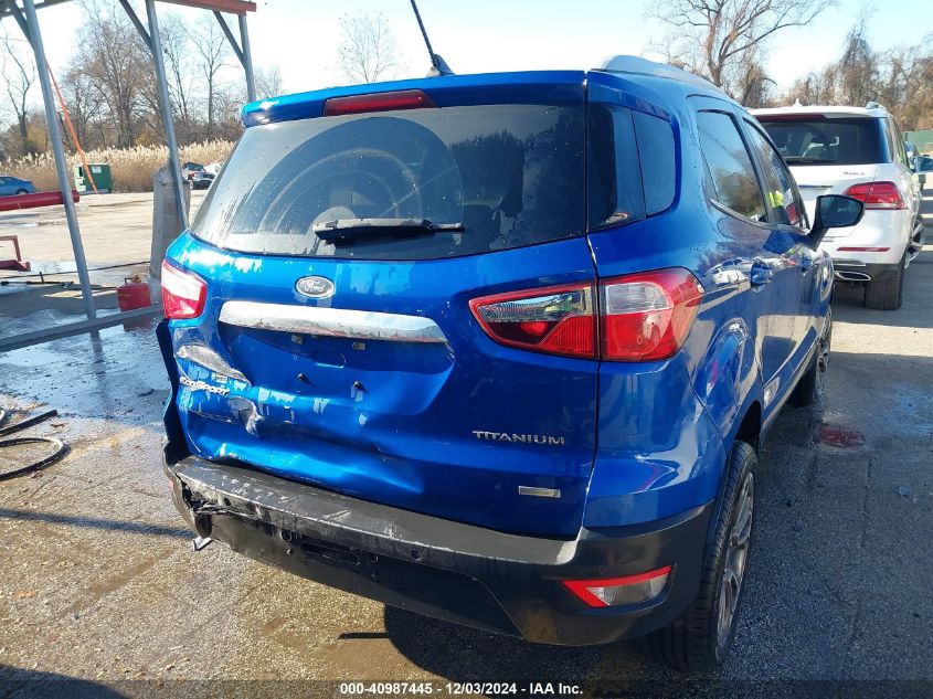 2020 Ford Ecosport Titanium VIN: MAJ3S2KE2LC371410 Lot: 40987445