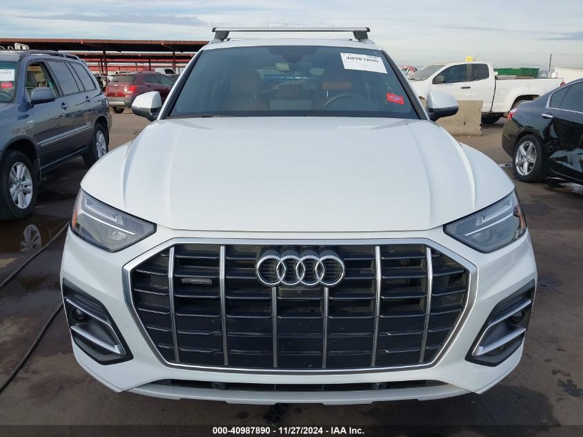 2022 Audi Q5 Premium Plus 40 Tfsi Quattro S Tronic VIN: WA1BBAFY0N2080945 Lot: 40987890