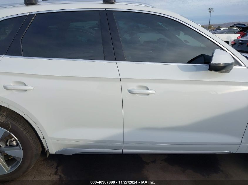 2022 Audi Q5 Premium Plus 40 Tfsi Quattro S Tronic VIN: WA1BBAFY0N2080945 Lot: 40987890