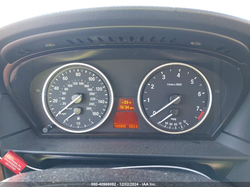 2010 BMW 528Xi Awd VIN: WBANV1C59AT158645 Lot: 40988092