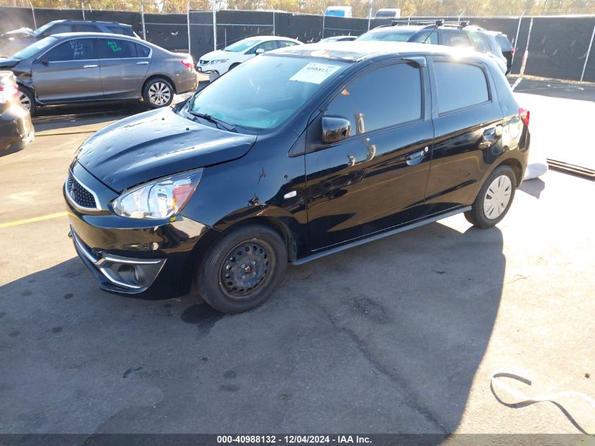 VIN ML32A3HJ3KH016382 2019 Mitsubishi Mirage, RF no.2