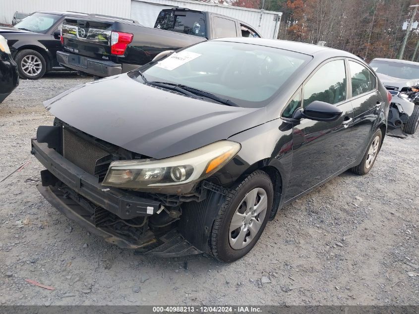 2017 Kia Forte Lx VIN: 3KPFL4A75HE018873 Lot: 40988213