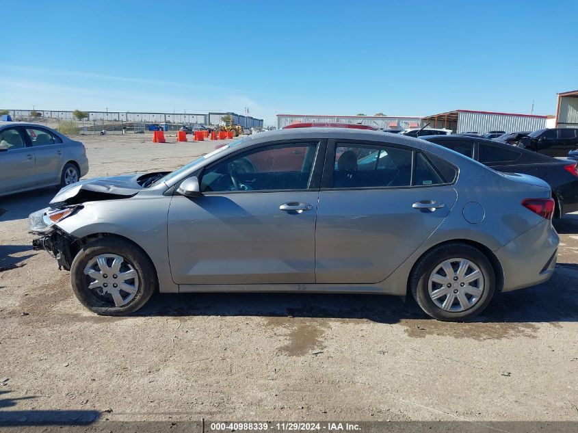 2022 Kia Rio S VIN: 3KPA24AD5NE453780 Lot: 40988339