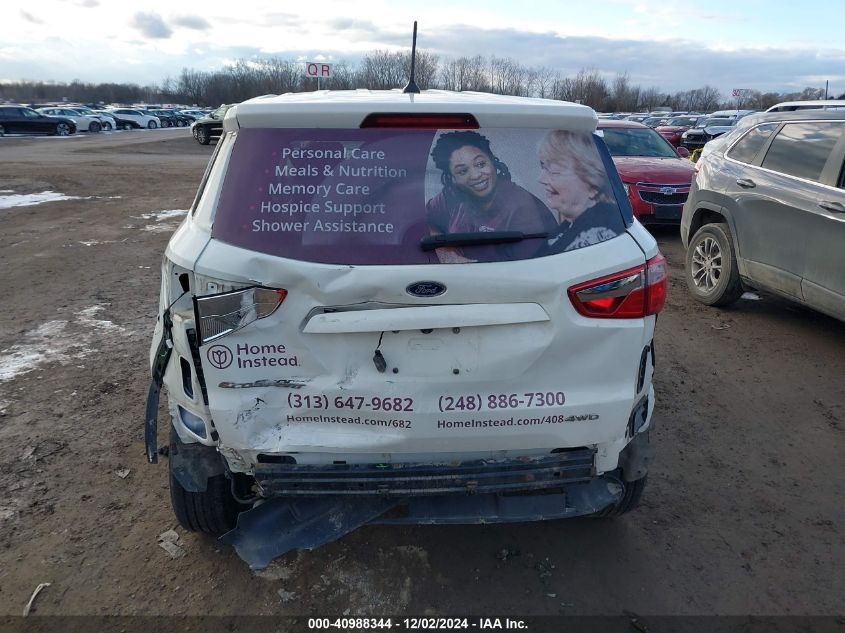 2018 Ford Ecosport S VIN: MAJ6P1SL6JC214581 Lot: 40988344