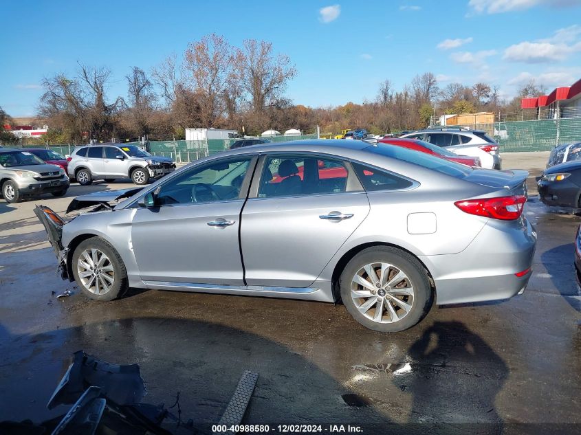 2016 Hyundai Sonata Sport VIN: 5NPE34AF3GH343843 Lot: 40988580