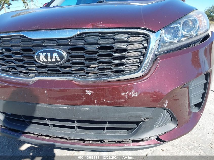 2020 Kia Sorento 3.3L Lx VIN: 5XYPGDA50LG621118 Lot: 40988611