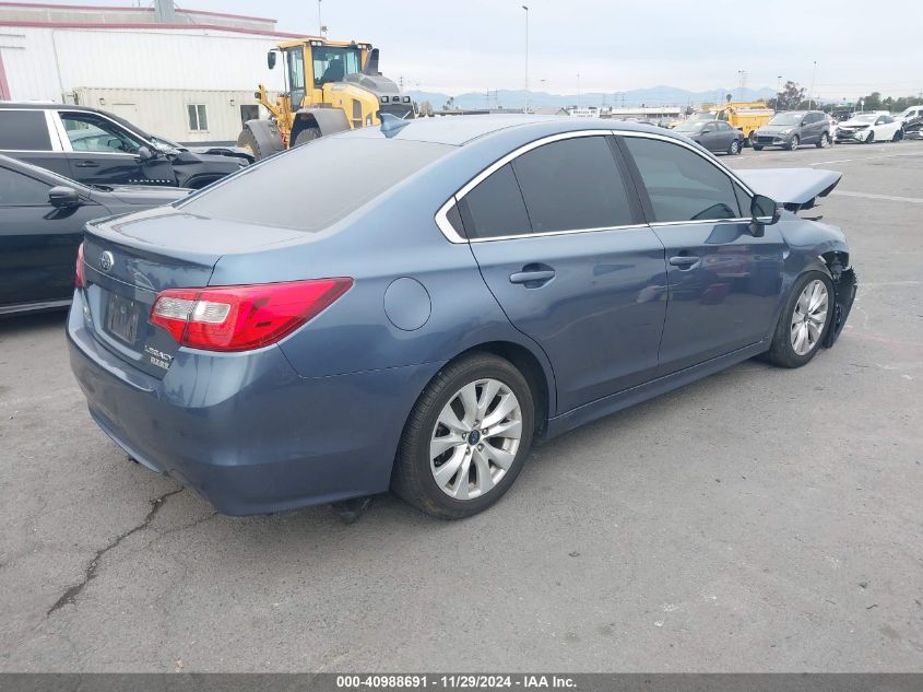 VIN 4S3BNAF66H3051086 2017 Subaru Legacy, 2.5I Premium no.4