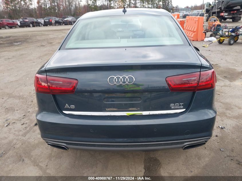 2016 Audi A6 2.0T Premium Plus VIN: WAUGFAFC4GN146321 Lot: 40988767