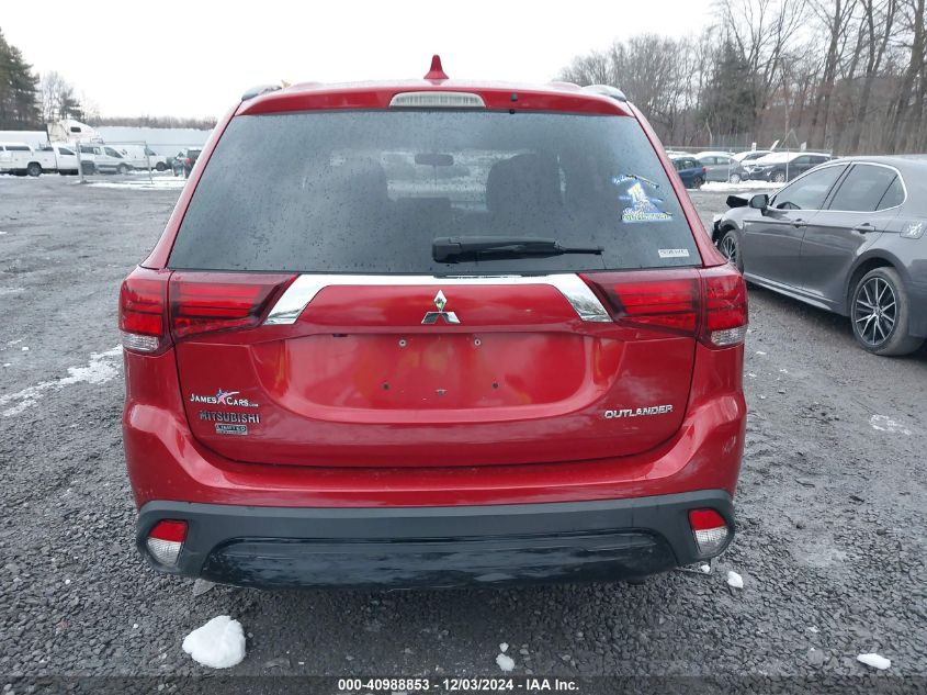 2019 Mitsubishi Outlander Le VIN: JA4AZ3A38KZ048830 Lot: 40988853