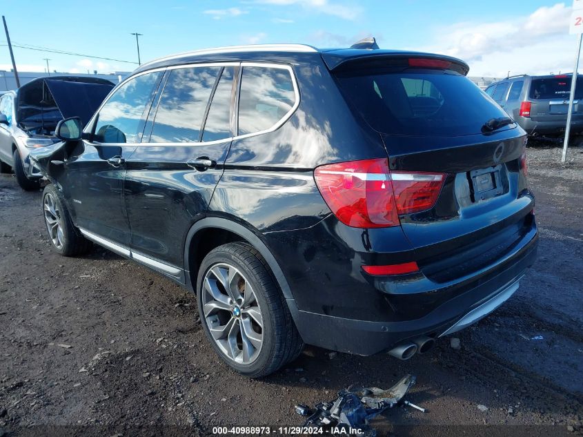 2016 BMW X3 XDRIVE28I - 5UXWX9C53G0D88290