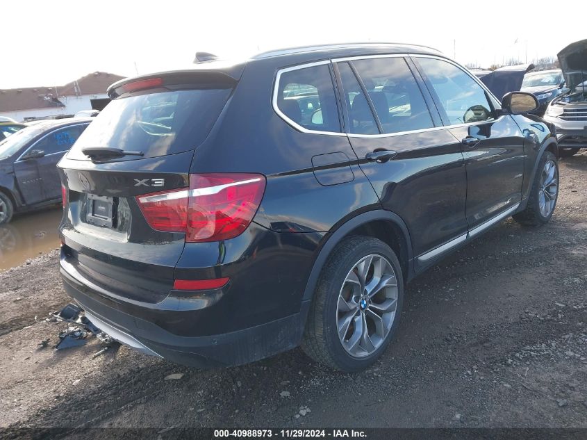 2016 BMW X3 XDRIVE28I - 5UXWX9C53G0D88290