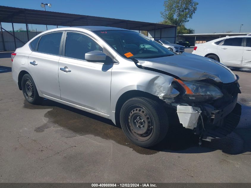 VIN 3N1AB7AP8FY307520 2015 Nissan Sentra, S no.1