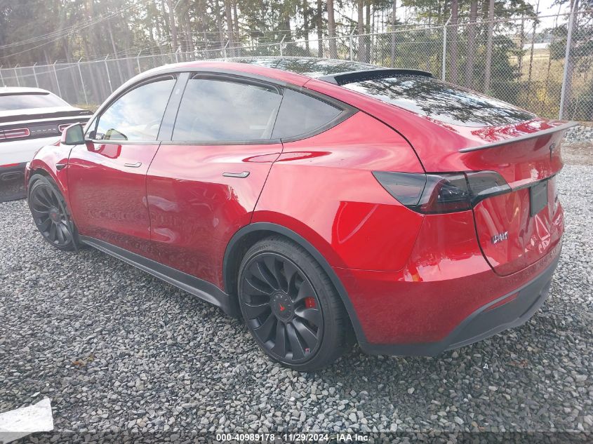 VIN 7SAYGDEF6RF023626 2024 Tesla Model Y, Performan... no.3